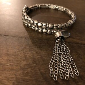 Alex and Ani Silver wrap bracelet
